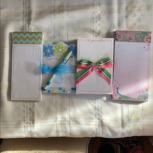 BRAND NEW 4 Notepads-never opened-in original seal